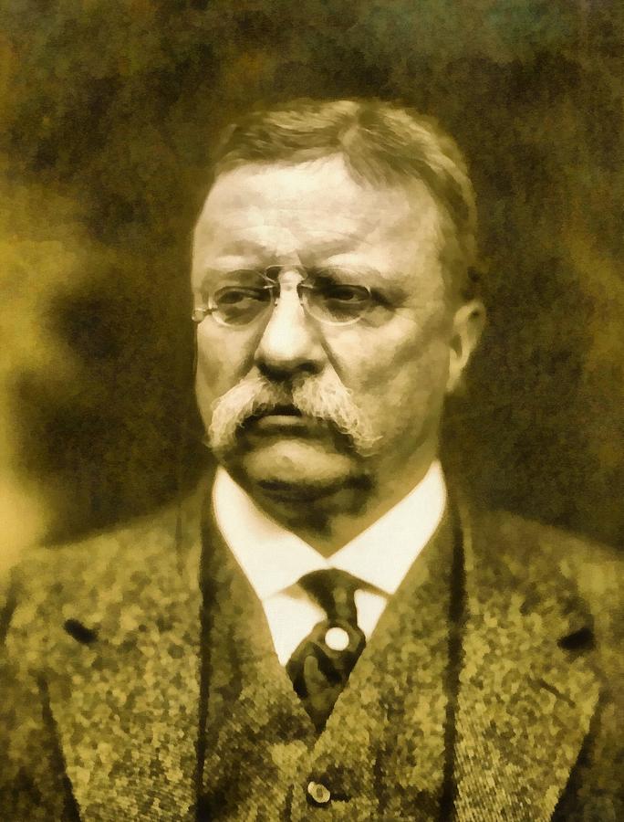 Teddy Roosevelt Digital Art by Liam Denman - Fine Art America