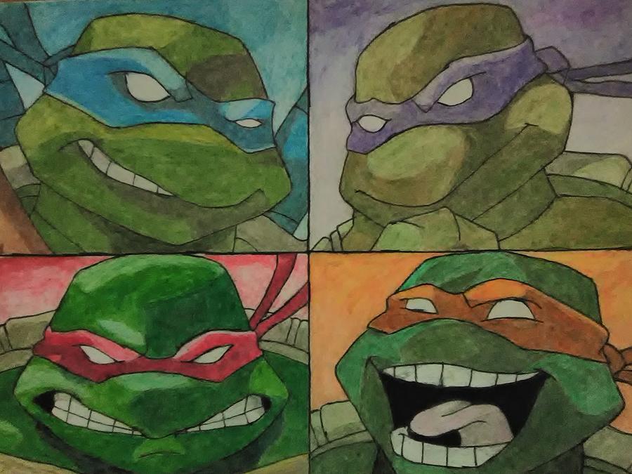 Teenage Mutant Ninja Turtles Art Case Colouring Pencil Painting Kids Carry Case 