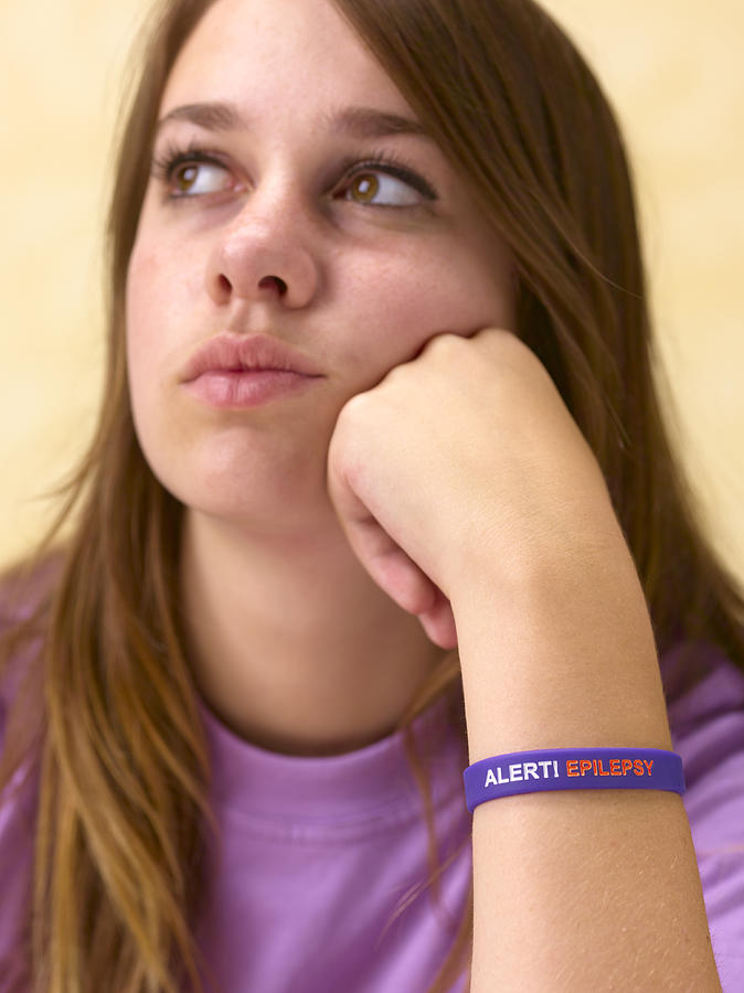 Teenager with epilepsy Photograph by Peter Dazeley