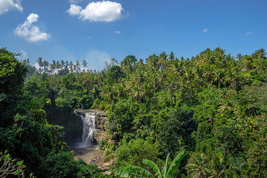 Tegenungan waterfall, it is one of the many tourist places and destination in Bali Photograph by Shaifulzamri