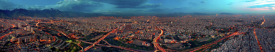 Tehran Panorama 1 Photograph By Iman Siuof - Fine Art America