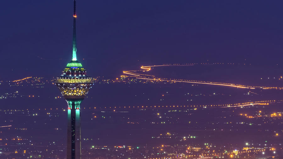 Tehran Skyline Photograph by Behnam Barghabany