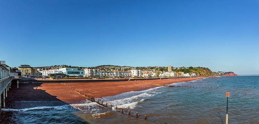 Teignmouth Seafront from the Pier Photograph by Maggie Mccall