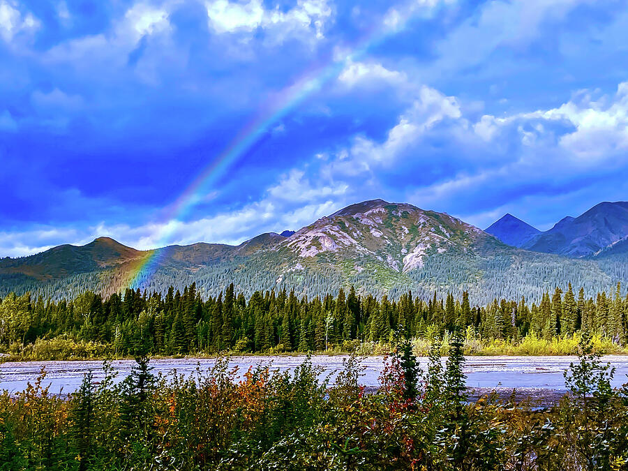 Teklanika River Rainbow Photograph by Harry Banks Teklanika River Rainbow Photograph by Harry Banks