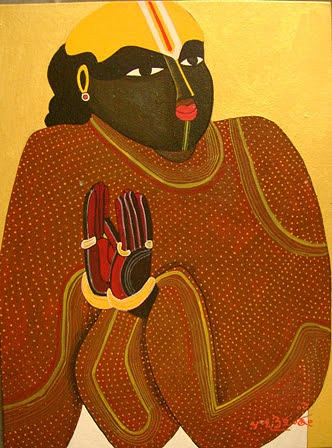Telagana man Painting by T Vaikutam
