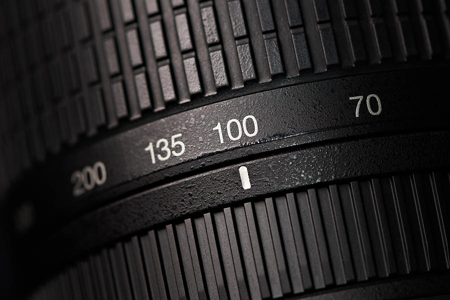 Tele zoom camera lens closeup Photograph by Sergeyryzhov
