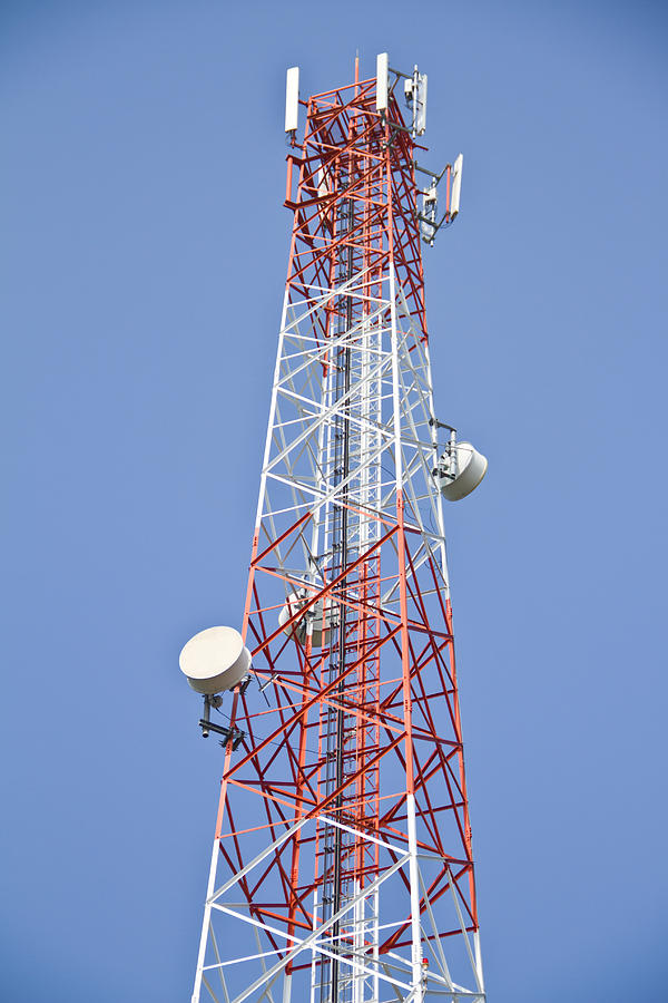 Telecommunications tower Photograph by Jukree