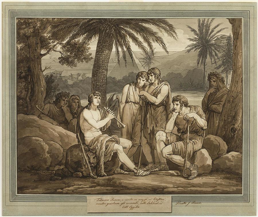 Telemachus Plays and Sings to the Shepherds in Egypt from The ...