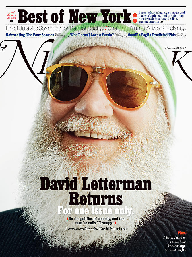 David Letterman, TV Issue 2017  Photograph by Christopher Anderson Magnum Photos