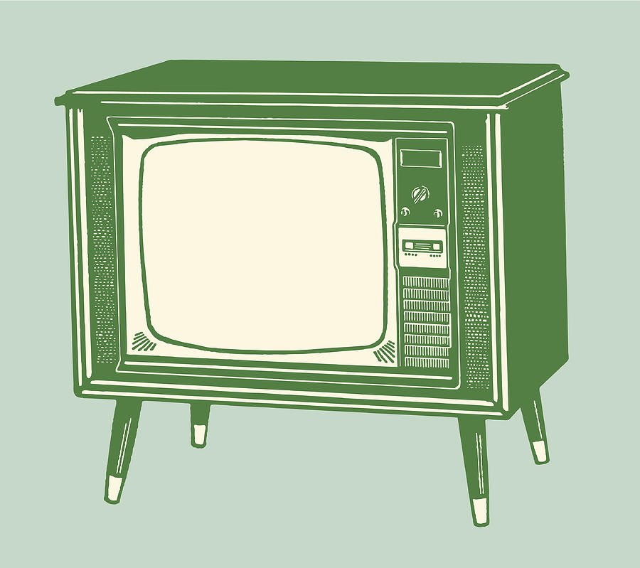 Television Set Drawing by CSA-Archive