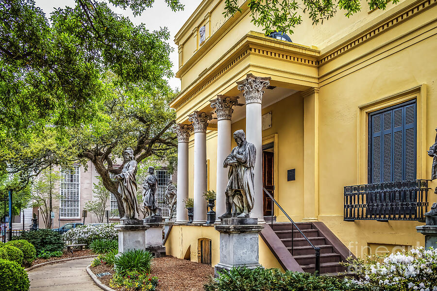 Telfair Academy art museum in Savannah Photograph by Shelia Hunt