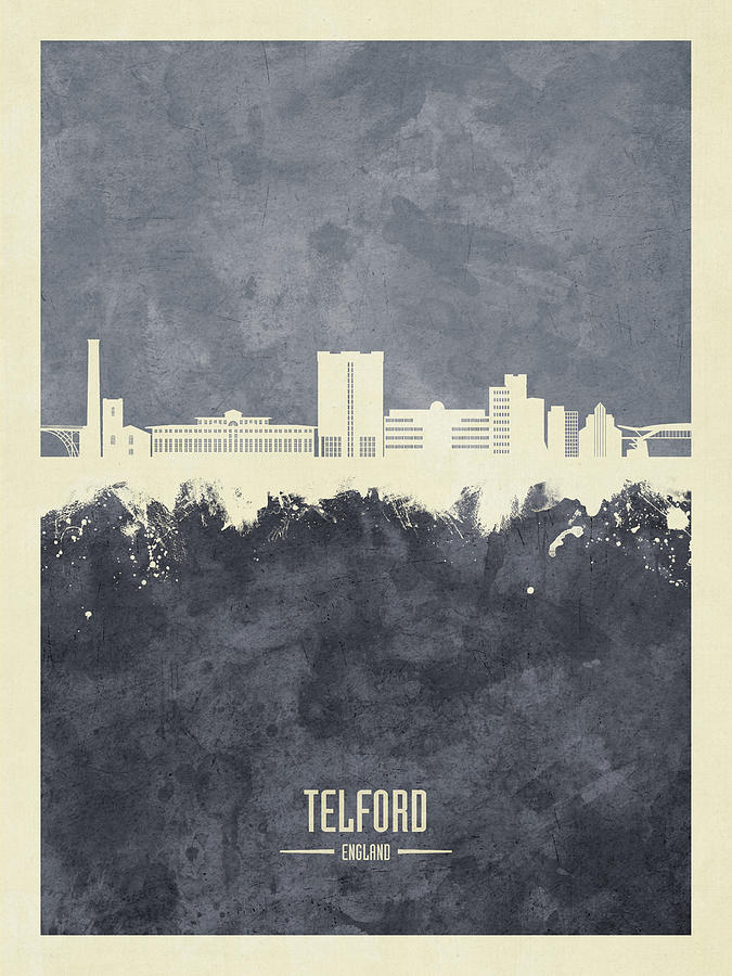 Telford England Skyline #27 Digital Art by Michael Tompsett