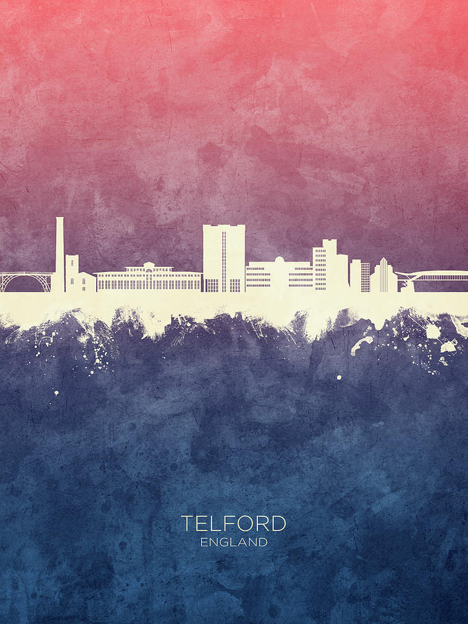 Telford England Skyline #29 Digital Art by Michael Tompsett