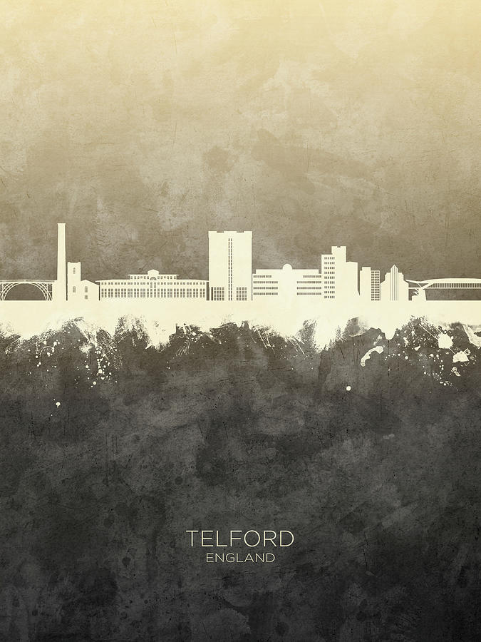 Telford England Skyline #31 Digital Art by Michael Tompsett