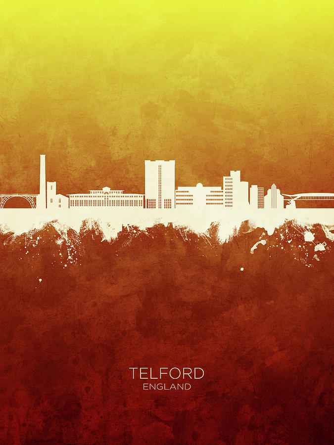 Telford England Skyline #32 Digital Art by Michael Tompsett