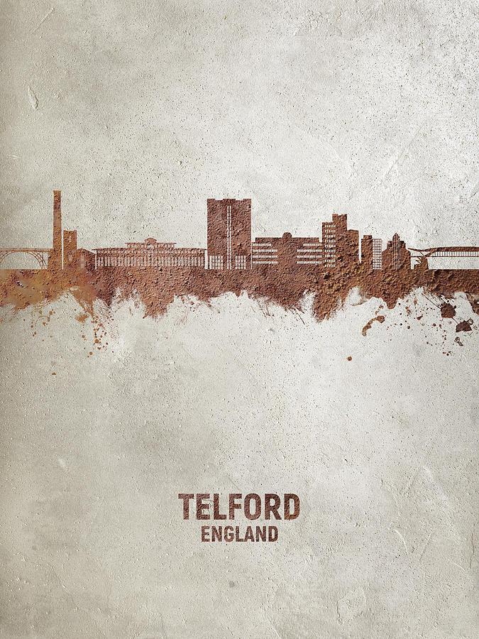 Telford England Skyline #33 Digital Art by Michael Tompsett