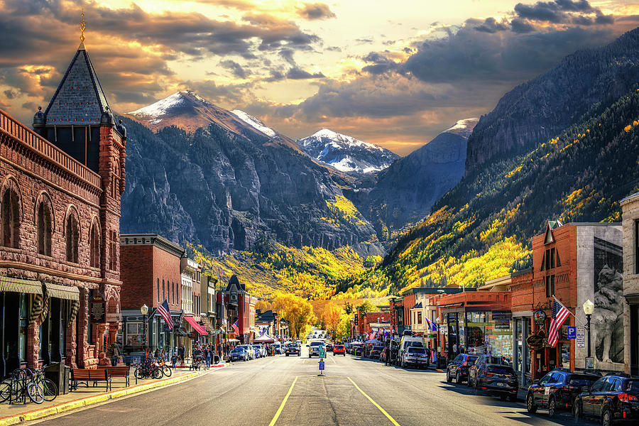 Telluride Colorado in the Fall Photograph by Michael Ash