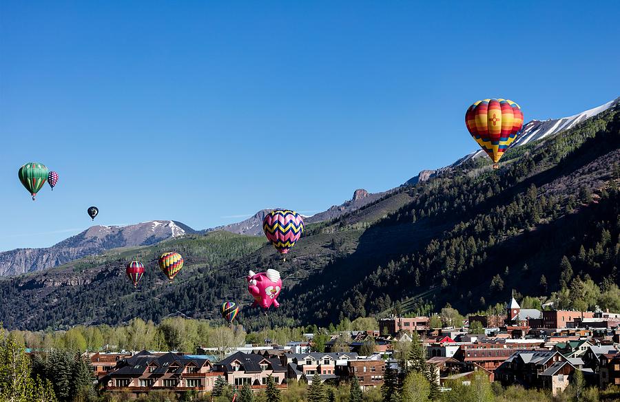 Telluride Hot Air Balloon Festival Photograph by Mountain Dreams