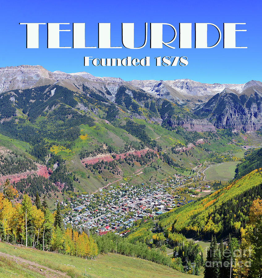 Telluride poster work C Photograph by David Lee Thompson