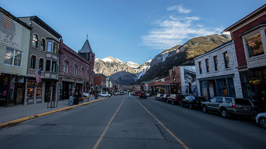 Telluride town and mountain Photograph by John McGraw