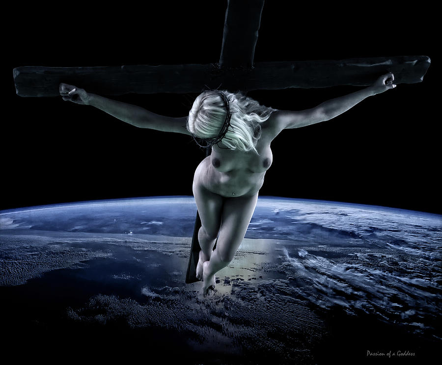 Fantasy Photograph - Tellus crucifix I by Ramon Martinez