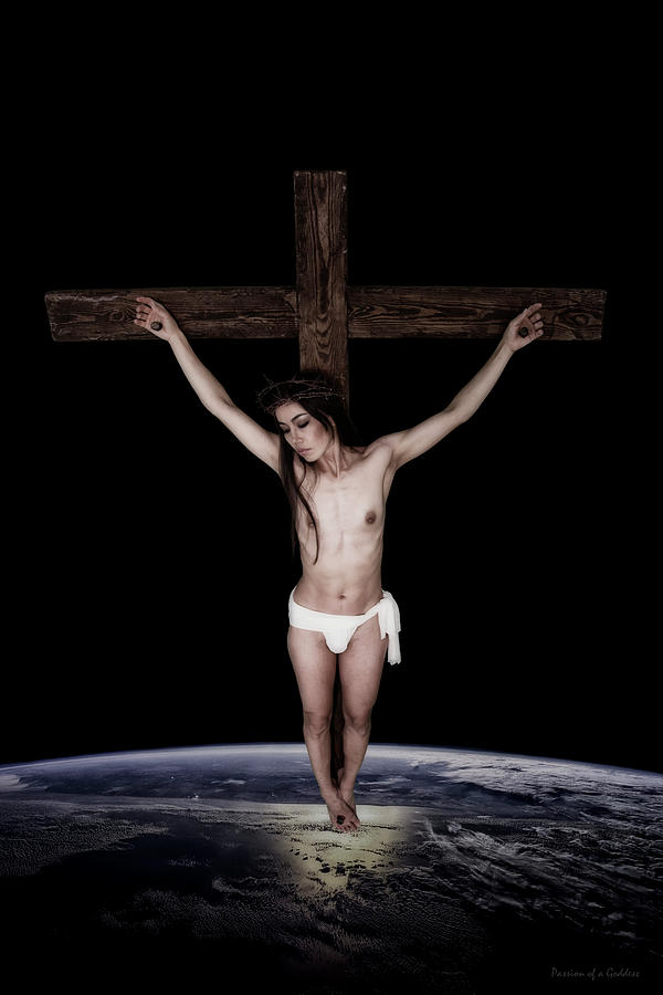 Tellus Photograph - Tellus crucifix III by Ramon Martinez