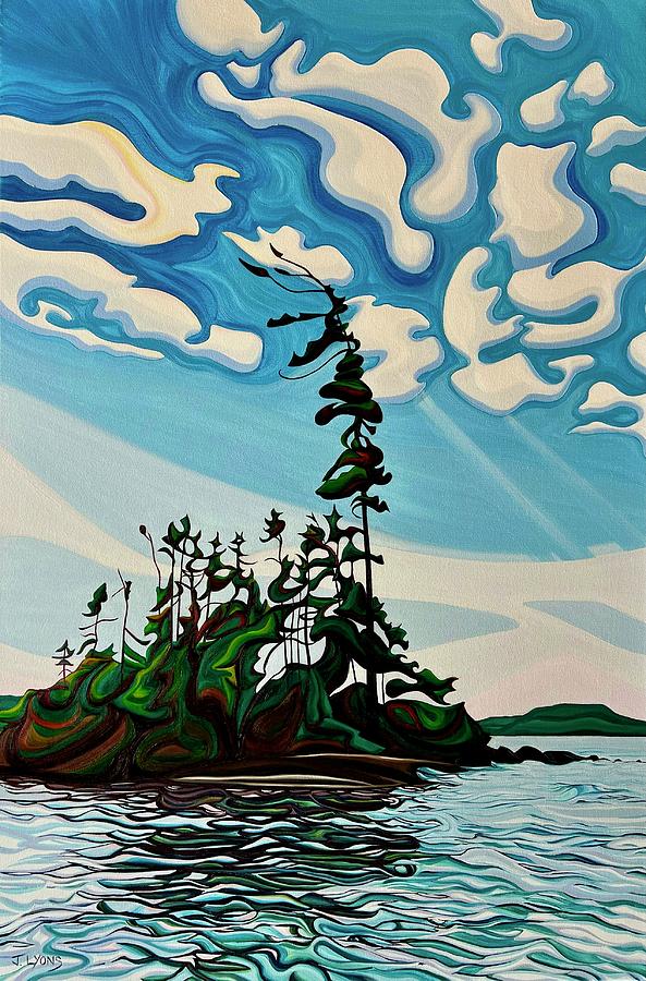 Temagami Painting by Jan Lyons - Fine Art America