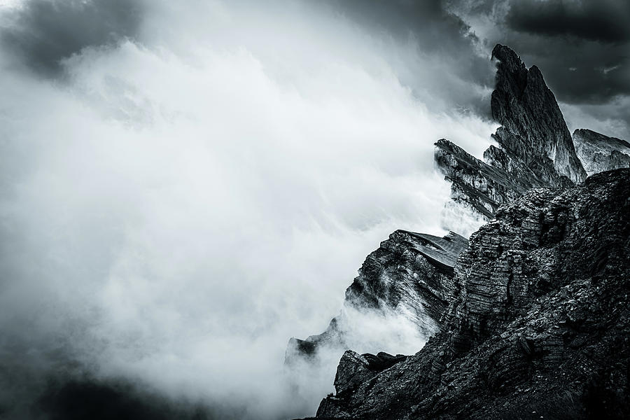 Tempest on the Edge  Photograph by Andrew Matwijec