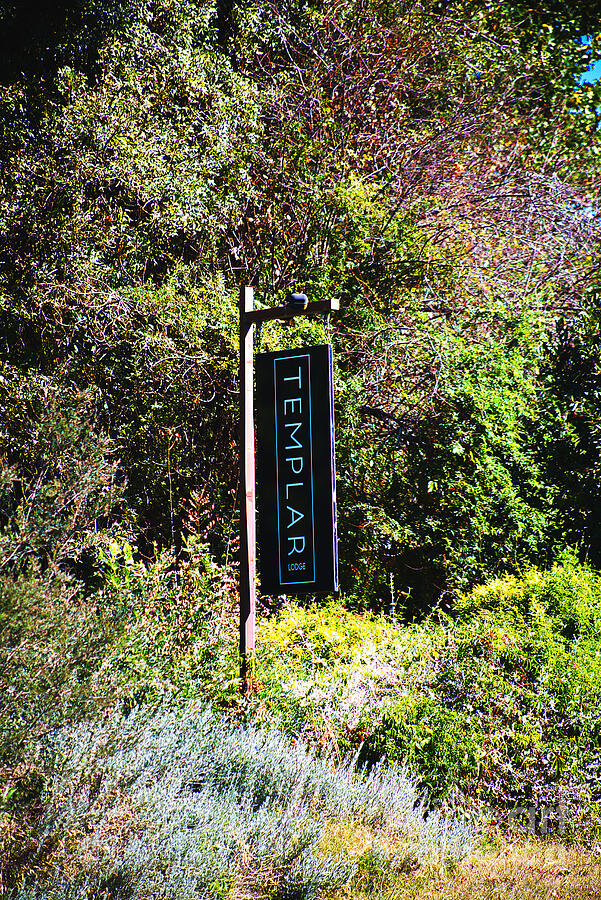 Templar Lodge Restaurant Sign Photograph by Joy Watson