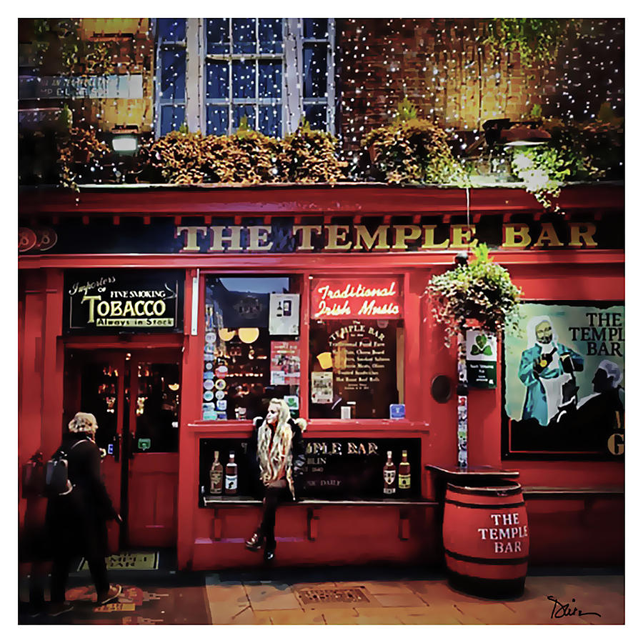 Temple Bar District in Dublin Photograph by Peggy Dietz
