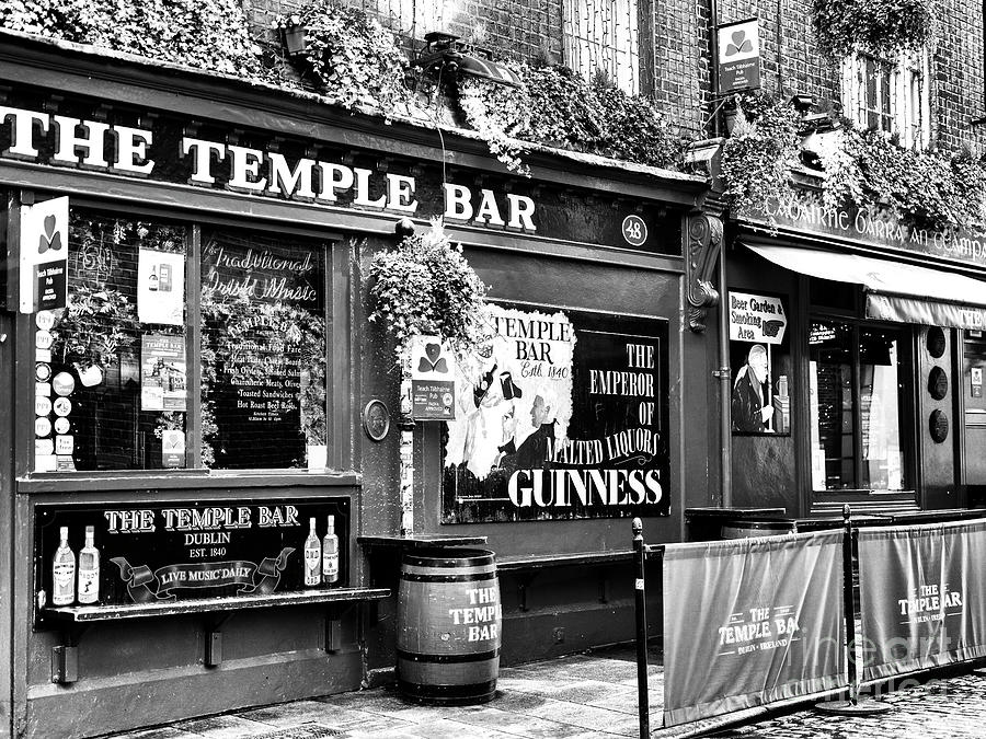 Temple Bar Established 1840 in Dublin Ireland Photograph by John Rizzuto