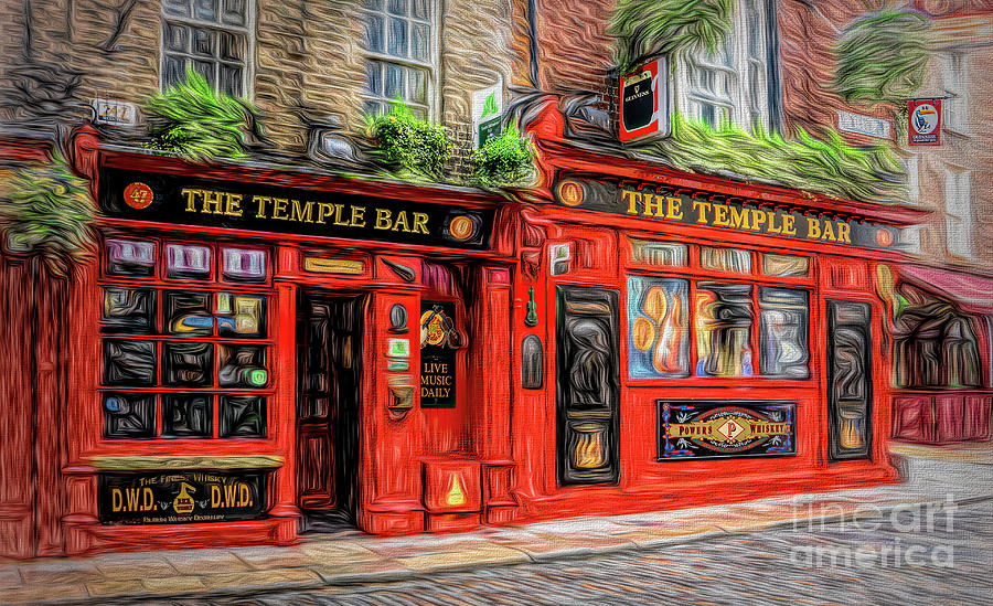 Temple Bar Irish Pub Digital Art