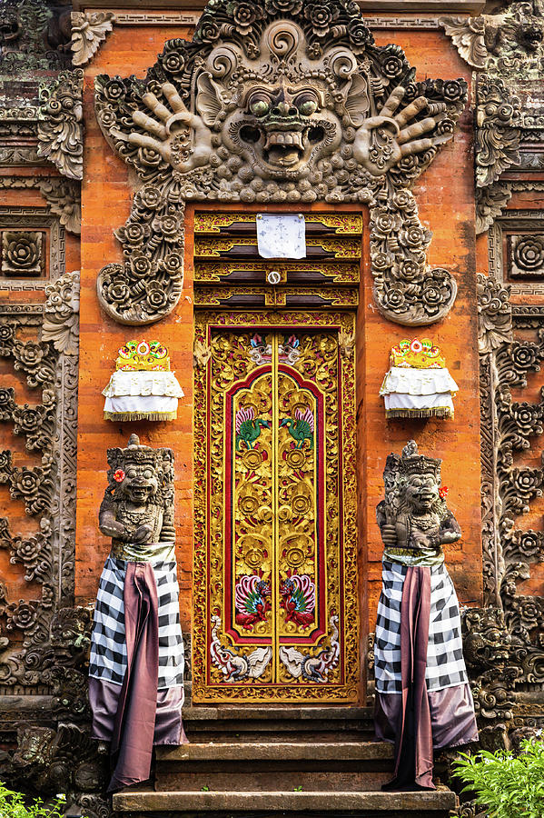 Temple Door, Bali Photograph by Aashish Vaidya