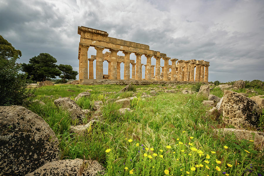 Temple E Selinunte Sicily Photograph