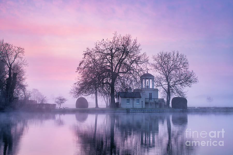 Temple Island Henley on Thames in the Mist Photograph by Tim Gainey