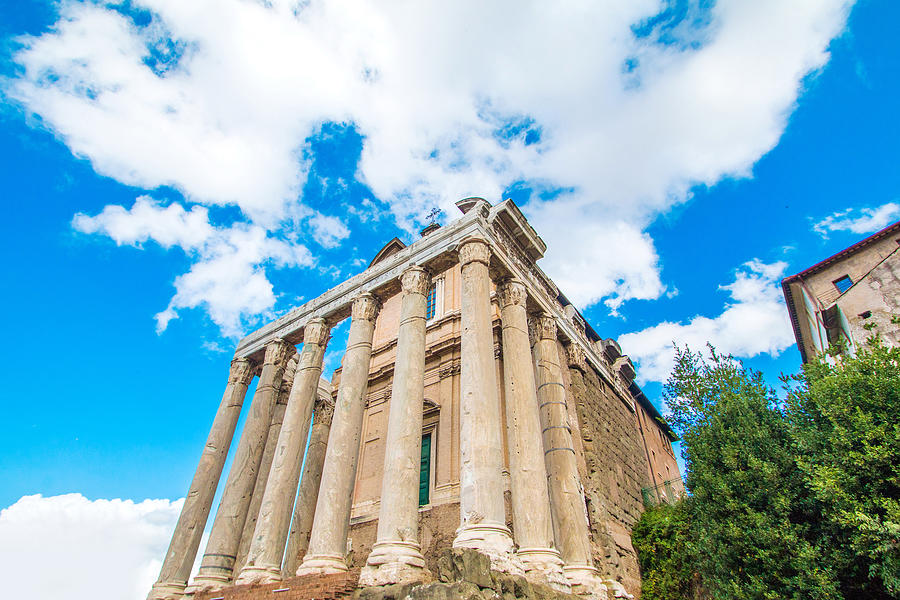 Temple of Antoninus and Faustina, Forum Romanom, Rome, Italy Photograph by Iascic