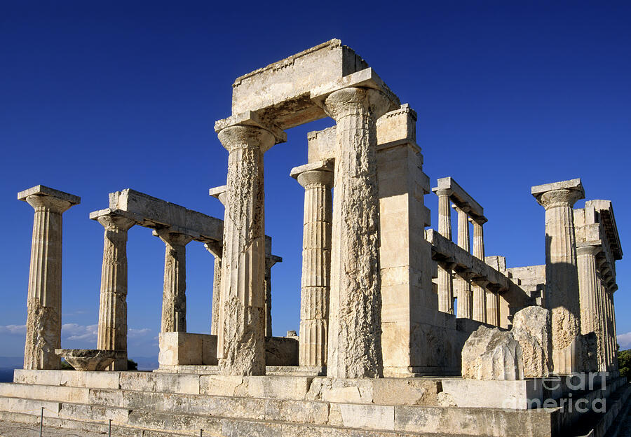 Temple Of Aphaia Athena Iii Photograph By George Atsametakis Pixels