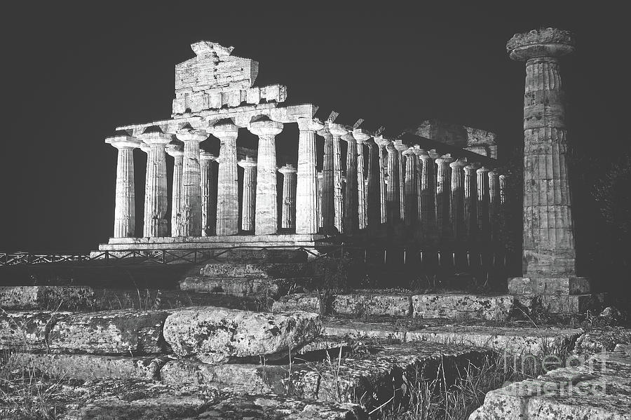 Temple of Athena At Night Photograph by Imagery by Charly