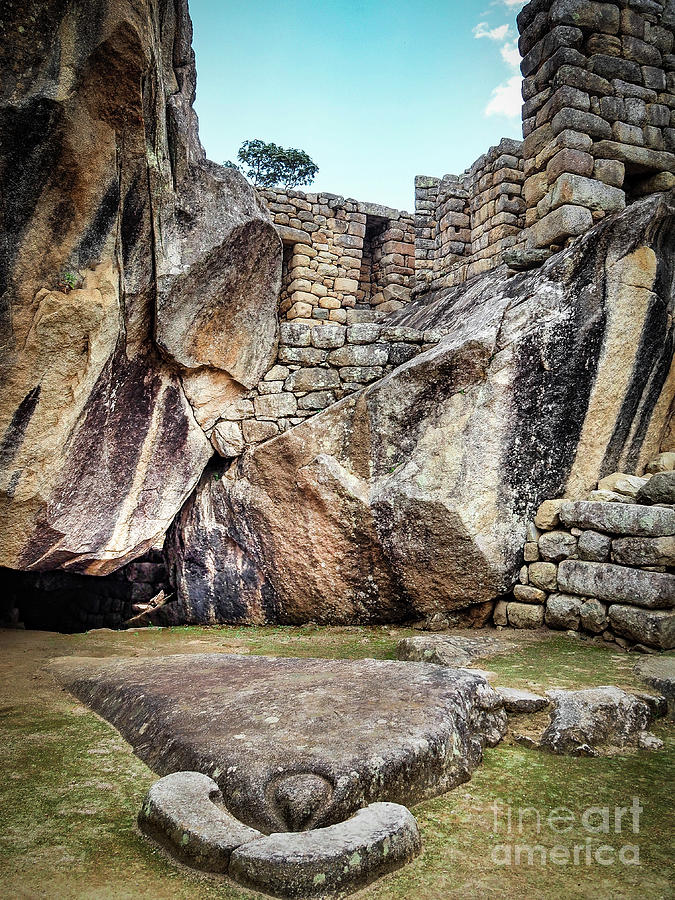 Temple of Condor in Machu Picchu Photograph by Makiko Ishihara
