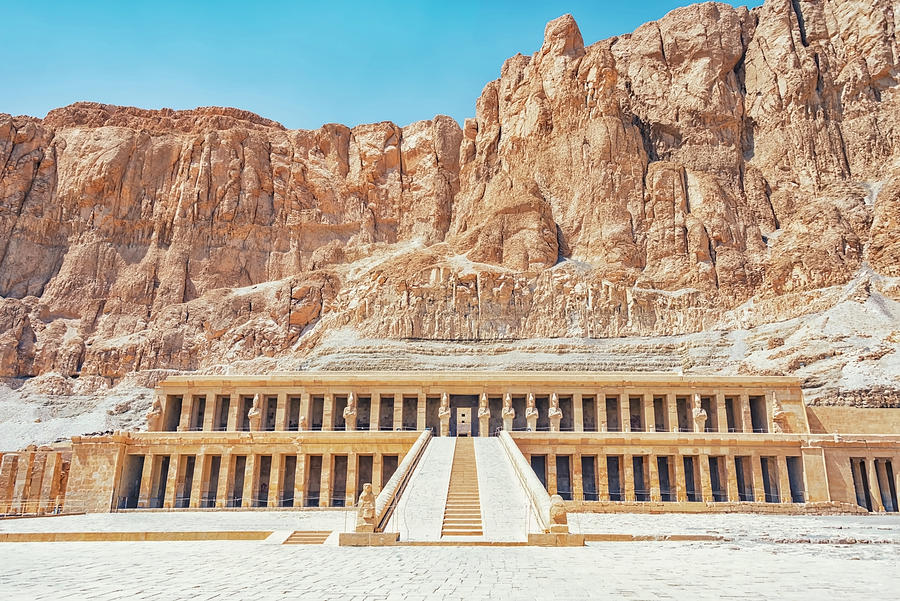Architecture Photograph - Temple of Hatshepsut  by Manjik Pictures