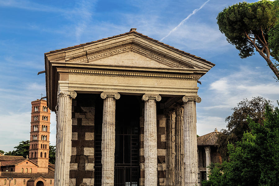 Temple of Portunus in the Forum Boarium Photograph by Fabiano Di Paolo
