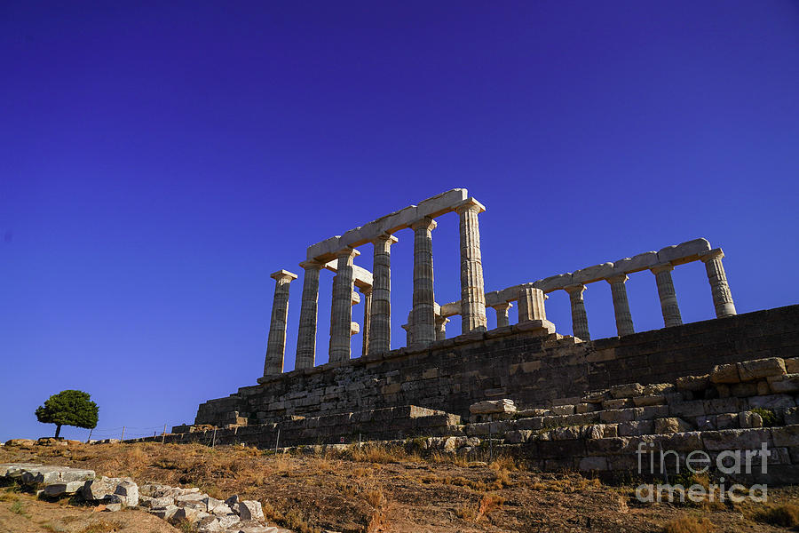 Temple of Poseidon, Sounion, Greece l7 Photograph by Vladi Alon