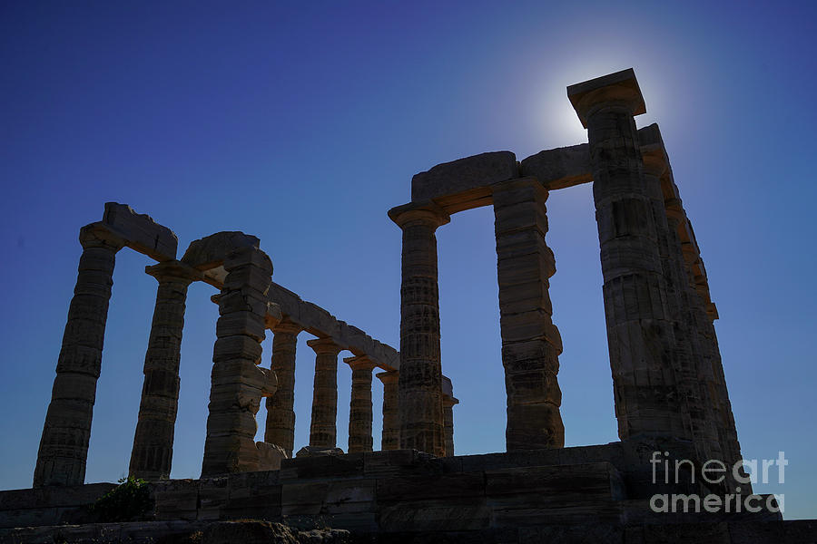 Temple of Poseidon, Sounion, Greece l9 Photograph by Vladi Alon
