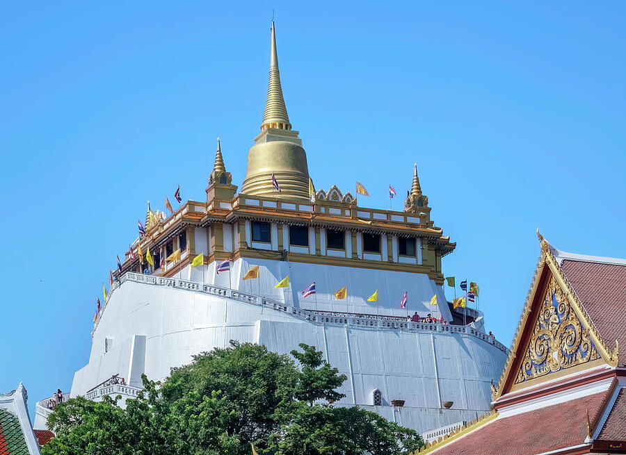 Temple of the Golden Mount from Wat Saket DTHB2560 Photograph by Gerry Gantt Temple of the Golden Mount from Wat Saket DTHB2560 Photograph by Gerry Gantt