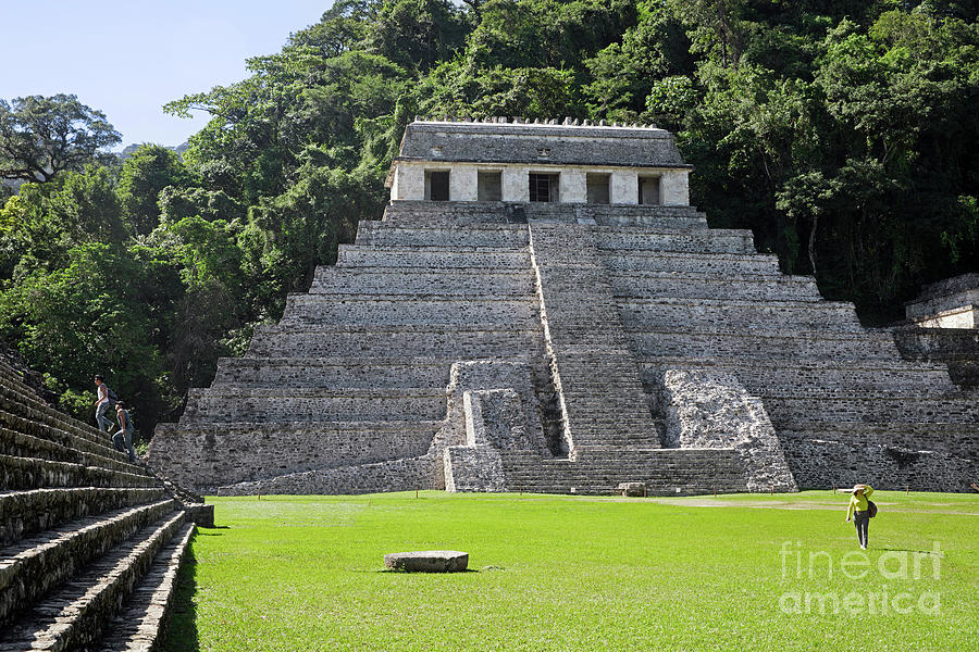 Temple of the Inscriptions at Palenque, Chiapas, Mexico Photograph by Arterra Picture Library