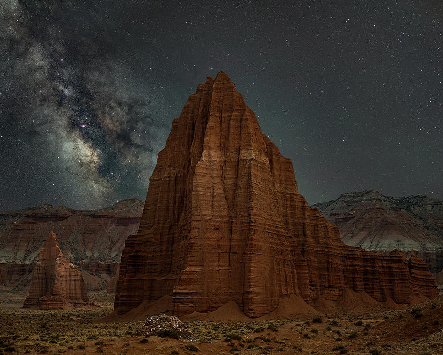 Temple of the Sun and Moon Capitol Reef Natl Park Photograph by John Wilbur Temple of the Sun and Moon Capitol Reef Natl Park Photograph by John Wilbur