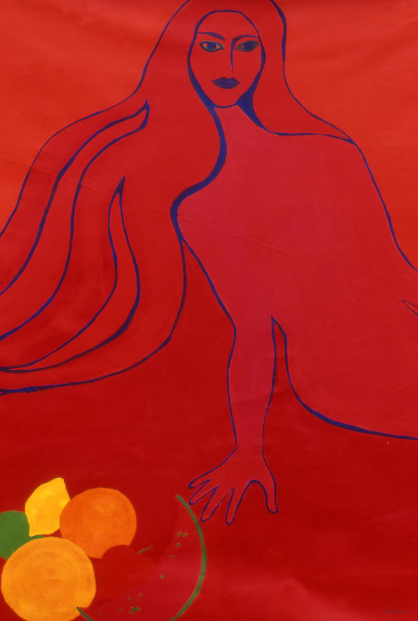 Figure Painting - Temptation by Ingrid Torjesen Figure Painting - Temptation by Ingrid Torjesen