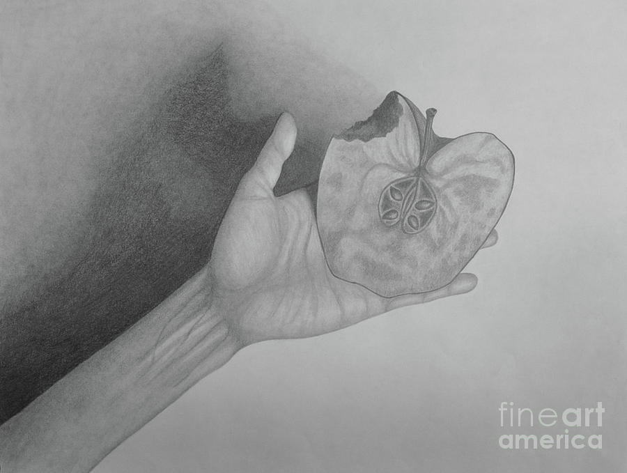 Temptation of Eve Drawing by Leigh N Eldred Temptation of Eve Drawing by Leigh N Eldred