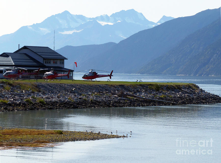 Temsco Helicopters - Skagway Photograph by Phil Banks