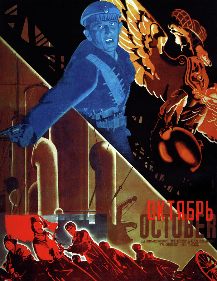 TEN DAYS THAT SHOOK THE WORLD -1928-, directed by SERGEI M. EISENSTEIN and GRIGORI ALEKSANDROV. Photograph by Album